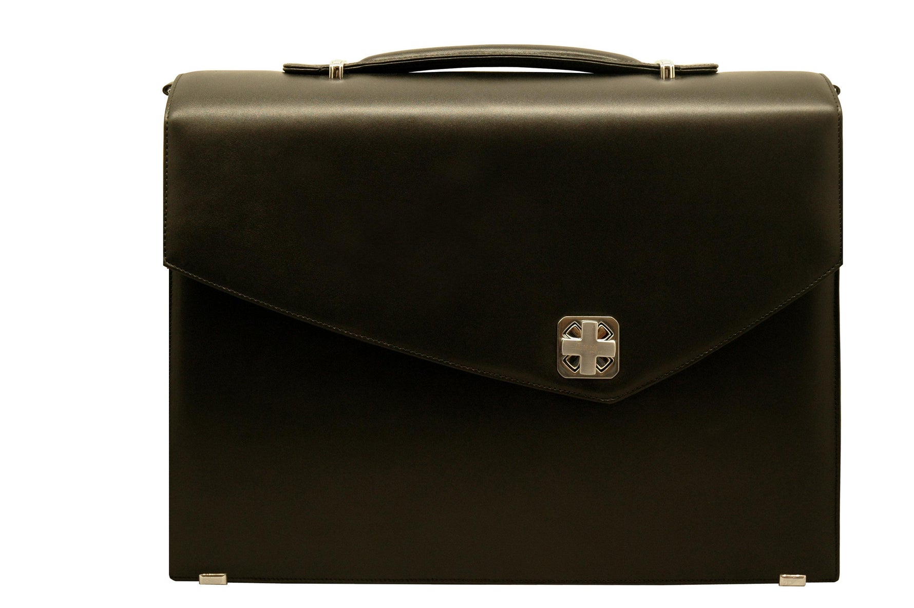 Aaron Irvin Double Gusset Flap Briefcase