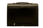 Aaron Irvin Double Gusset Flap Briefcase