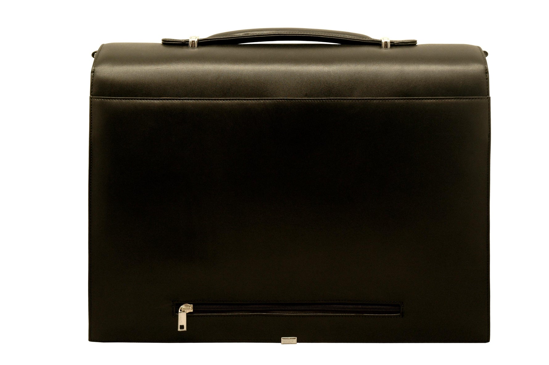 Aaron Irvin Double Gusset Flap Briefcase