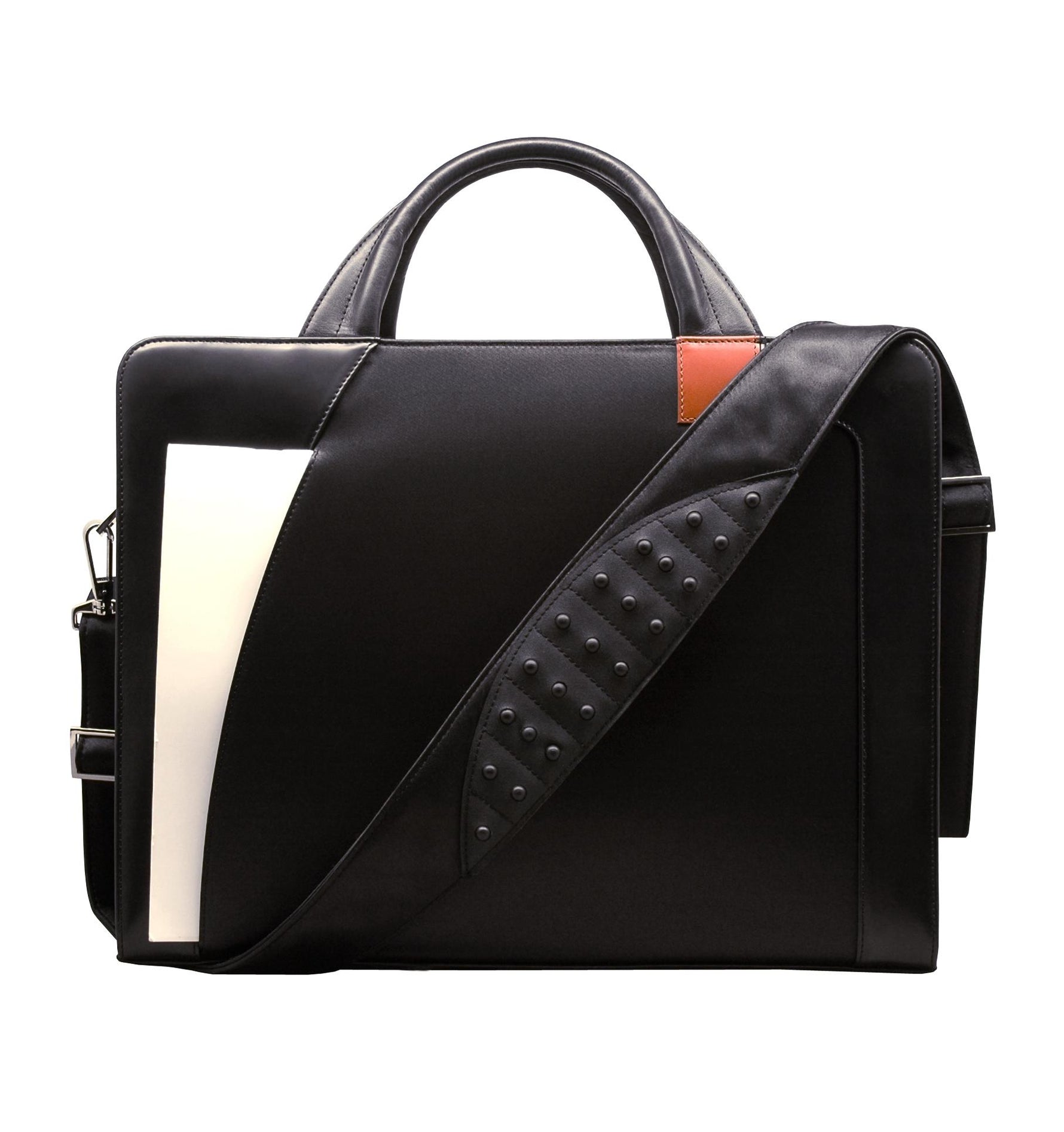 Aaron Irvin Double Zip Microfiber Bag