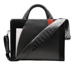 Aaron Irvin Double Zip Microfiber Bag