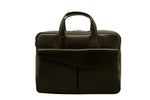 Aaron Irvin Double Zip Brief Bag w/Pocket