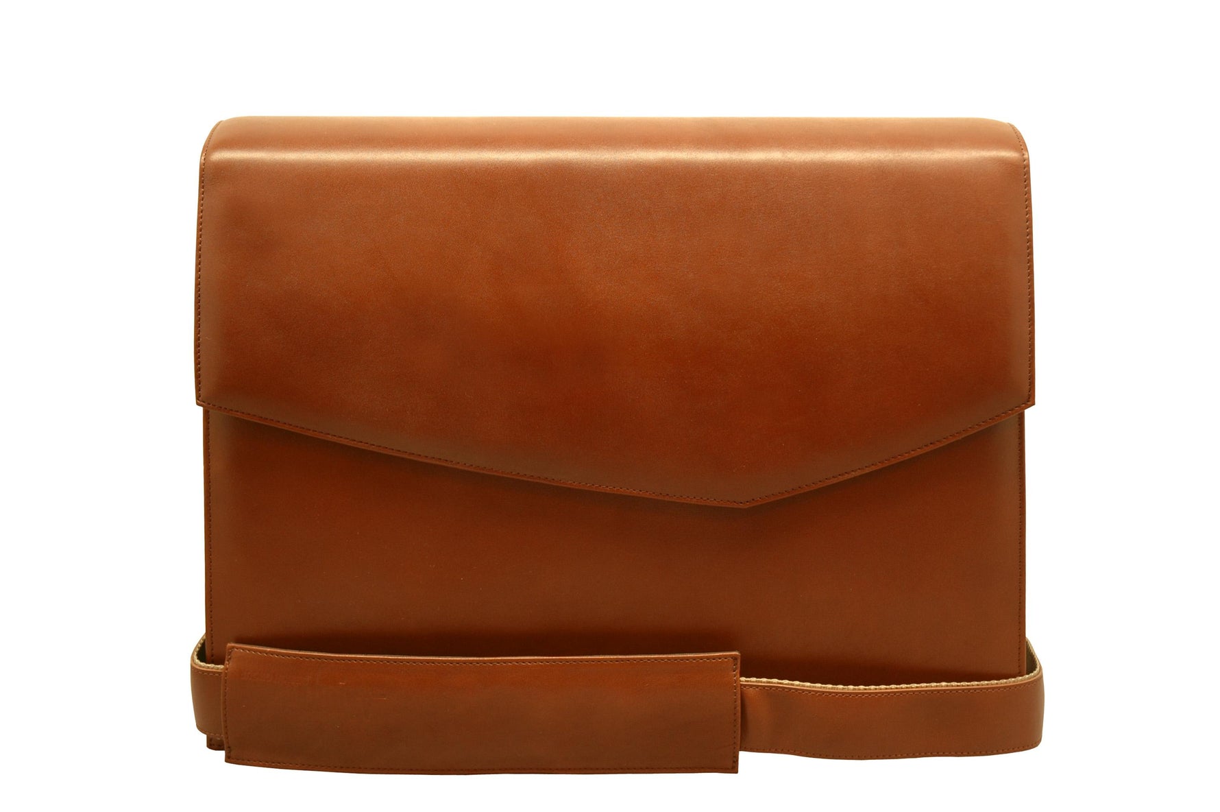 Aaron Irvin Leather Messenger Bag