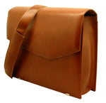 Aaron Irvin Leather Messenger Bag