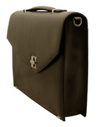 Aaron Irvin Single Gusset Flap Briefcase