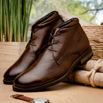 TB Phelps Acadia Deerskin Boots Chestnut