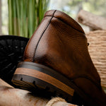TB Phelps Acadia Deerskin Boots Chestnut