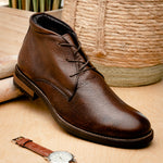 TB Phelps Acadia Deerskin Boots Chestnut