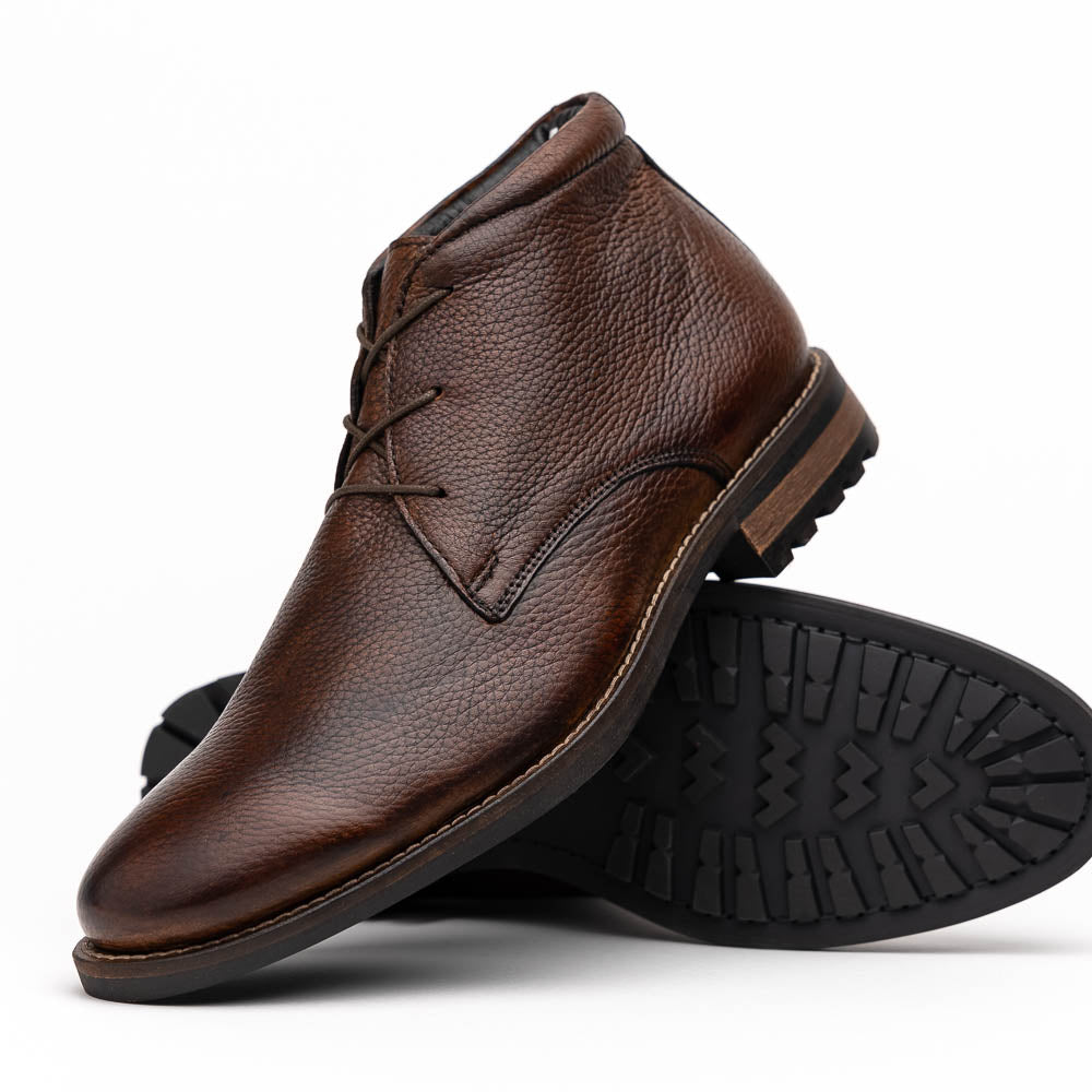 TB Phelps Acadia Deerskin Boots Chestnut