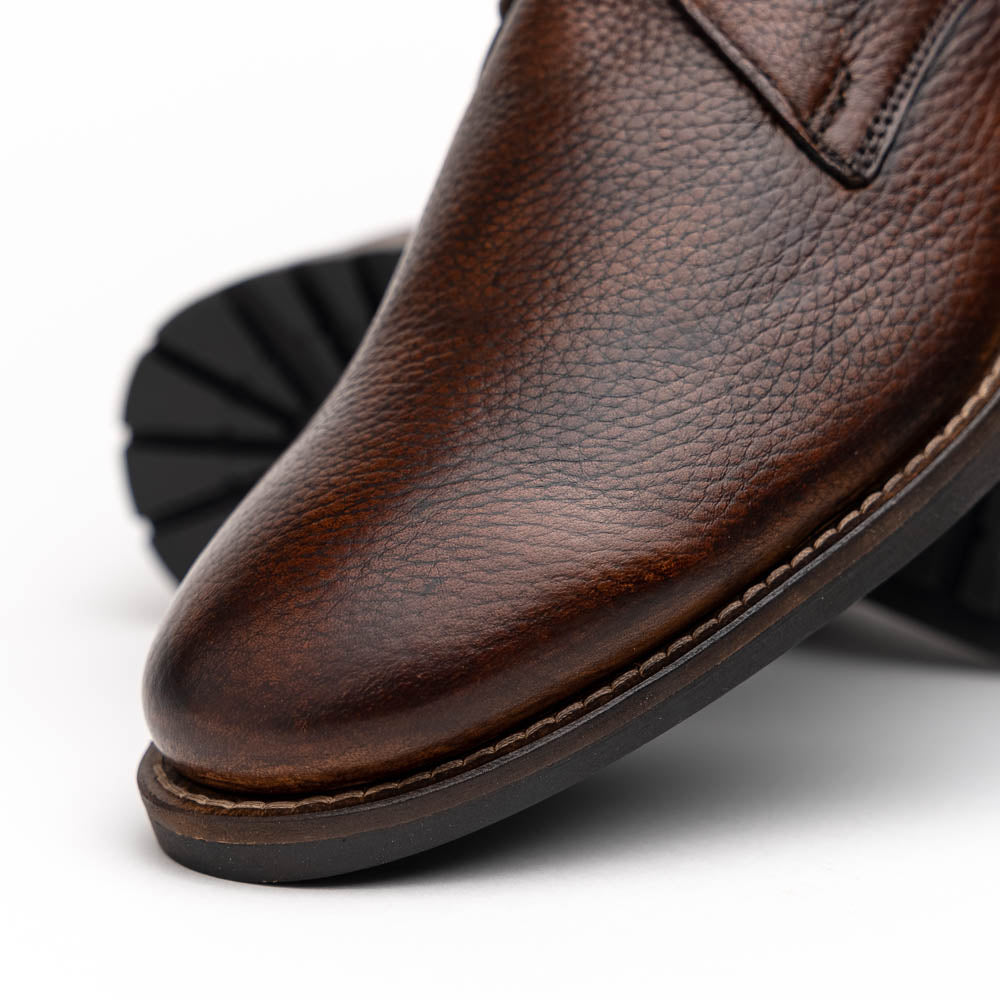 TB Phelps Acadia Deerskin Boots Chestnut