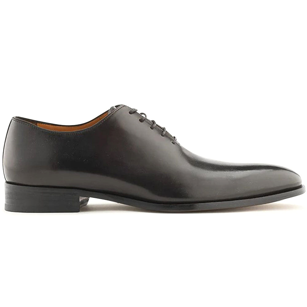 Ace Marks Carlo Wholecut Oxford Plain Toe Black Antique