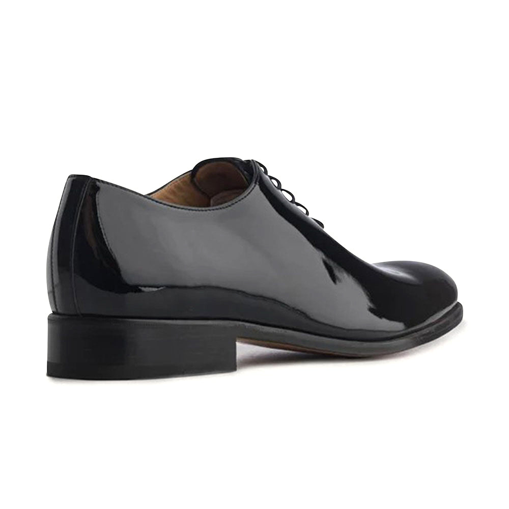Ace Marks Carlo Wholecut Oxford Plain Toe Black Patent