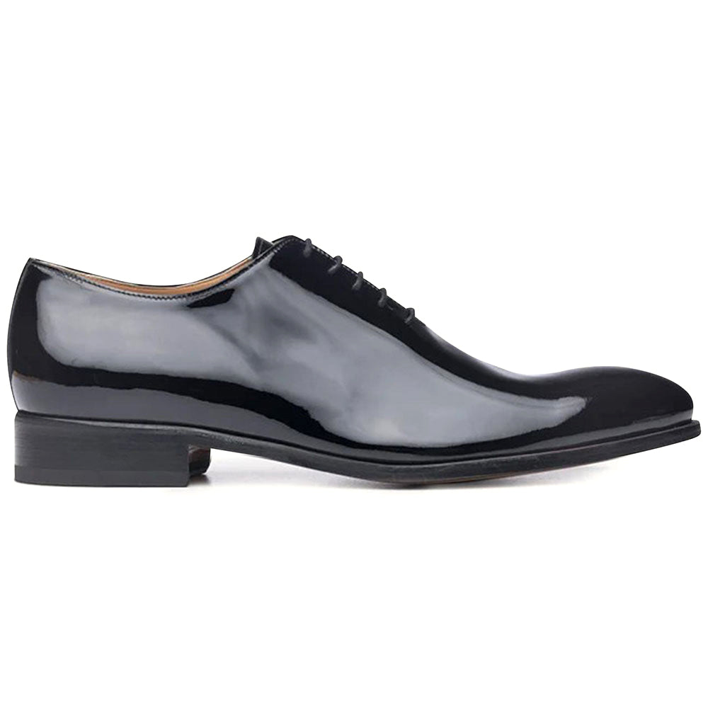 Ace Marks Carlo Wholecut Oxford Plain Toe Black Patent