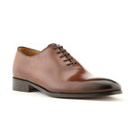 Ace Marks Carlo Wholecut Oxford Plain Toe Brown Antique
