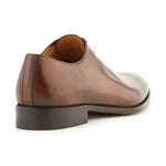 Ace Marks Carlo Wholecut Oxford Plain Toe Brown Antique