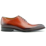 Ace Marks Carlo Wholecut Oxford Plain Toe Cognac Tramonto Patina
