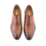 Ace Marks Carlo Wholecut Oxford Plain Toe Cuoio Antique