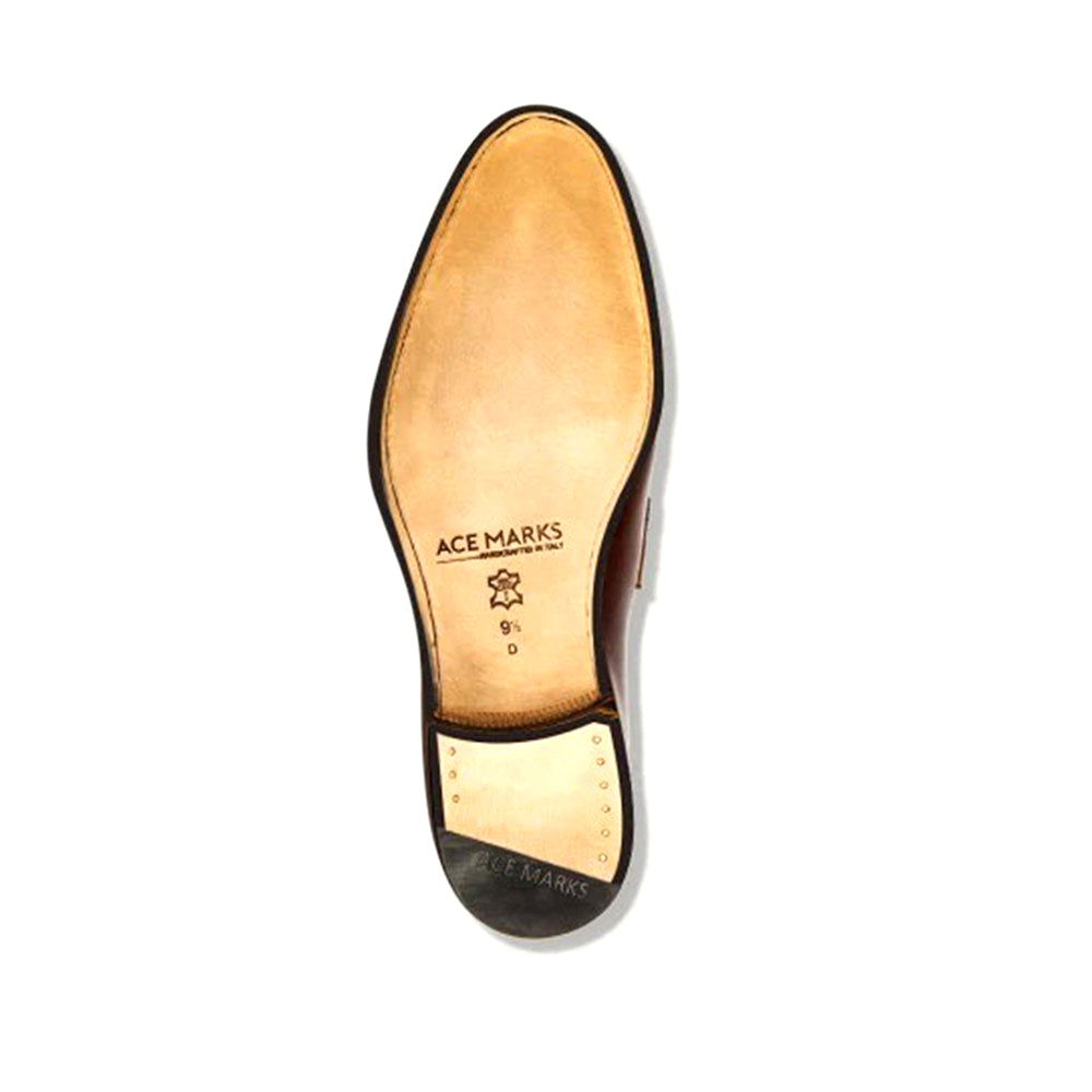 Ace Marks Carlo Wholecut Oxford Plain Toe Cuoio Antique