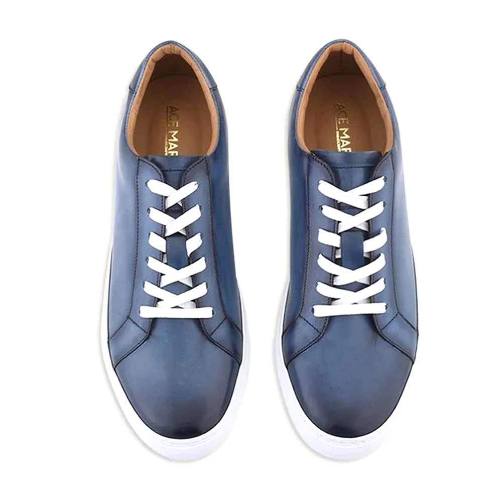 Ace Marks Duke Dress Sneaker Vela Blue Nicol