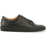 Ace Marks Duke Dress Sneakers In Black With Black Outsole