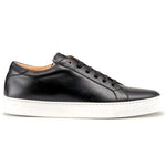 Ace Marks Duke Dress Sneakers In Black With White Outsole