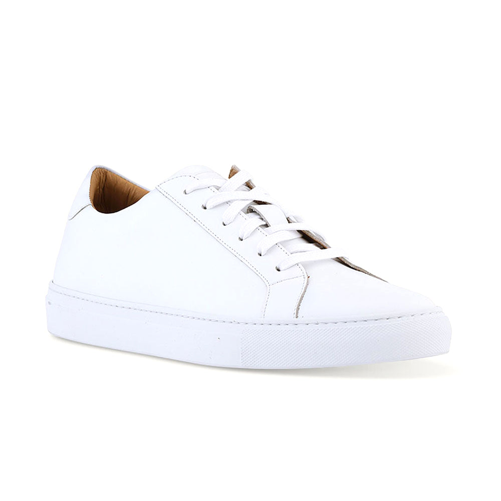 Ace Marks Duke Dress Sneakers In White