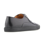 Ace Marks Filipo Cap Toe Oxford Sneaker In Black Antique