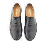 Ace Marks Filipo Cap Toe Oxford Sneaker In Black Antique