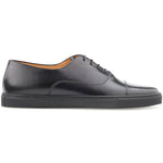 Ace Marks Filipo Cap Toe Oxford Sneaker In Black Antique