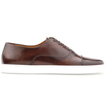 Ace Marks Filipo Cap Toe Oxford Sneaker In Brown Antique