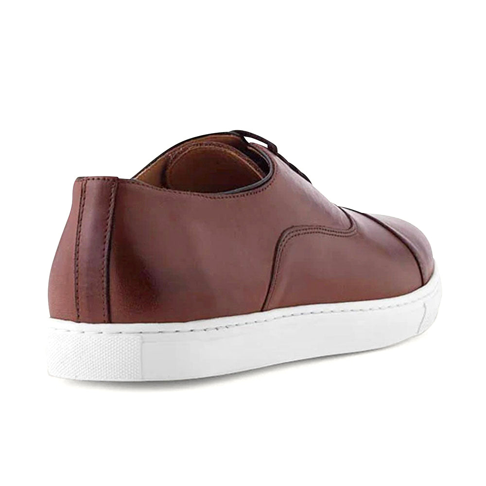 Ace Marks Filipo II Cap Toe Oxford Sneaker In Brown