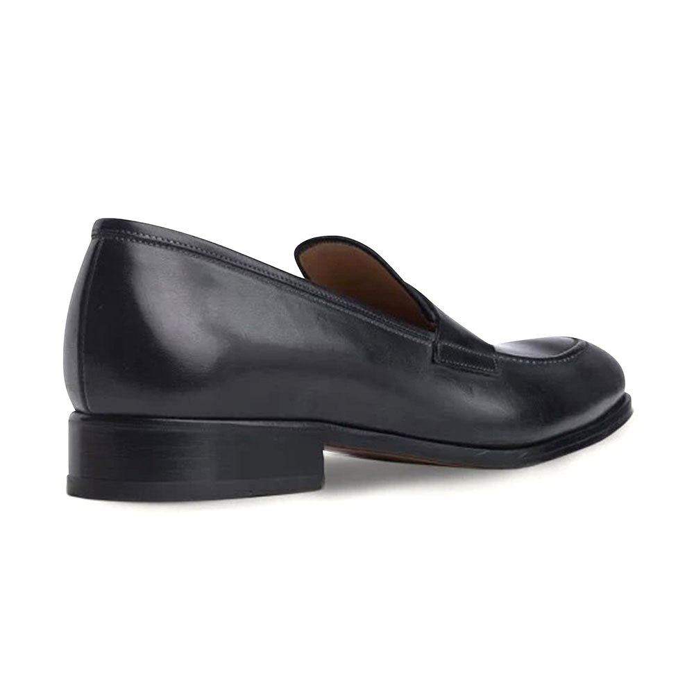 Ace Marks Greg Penny Loafer Black Antique