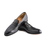 Ace Marks Greg Penny Loafer Black Antique