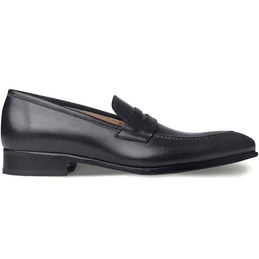 Ace Marks Greg Penny Loafer Black Antique