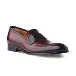Ace Marks Greg Penny Loafer Diablo Antique & Dark Grey