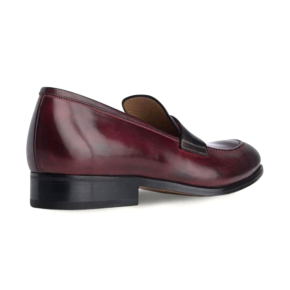 Ace Marks Greg Penny Loafer Diablo Antique & Dark Grey