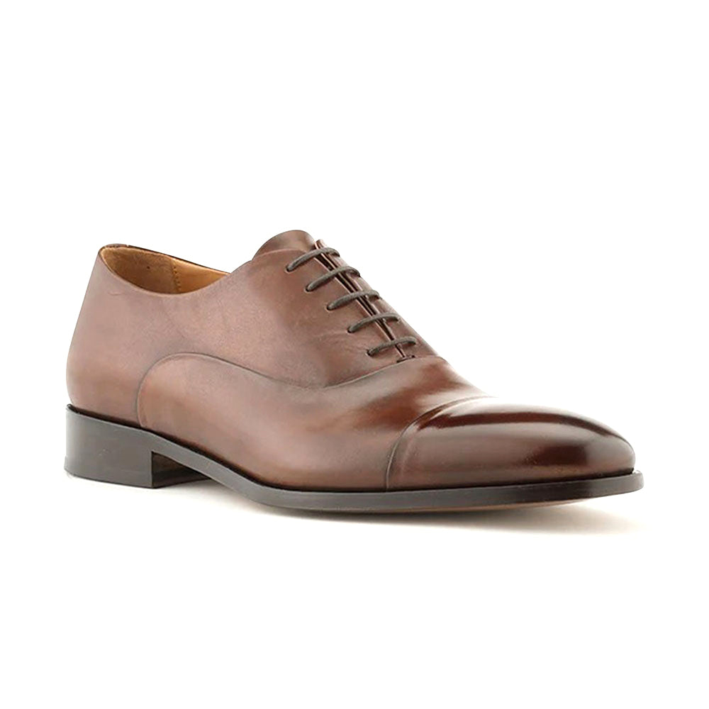 Ace Marks Griffin Cap Toe Oxford Brown Antique
