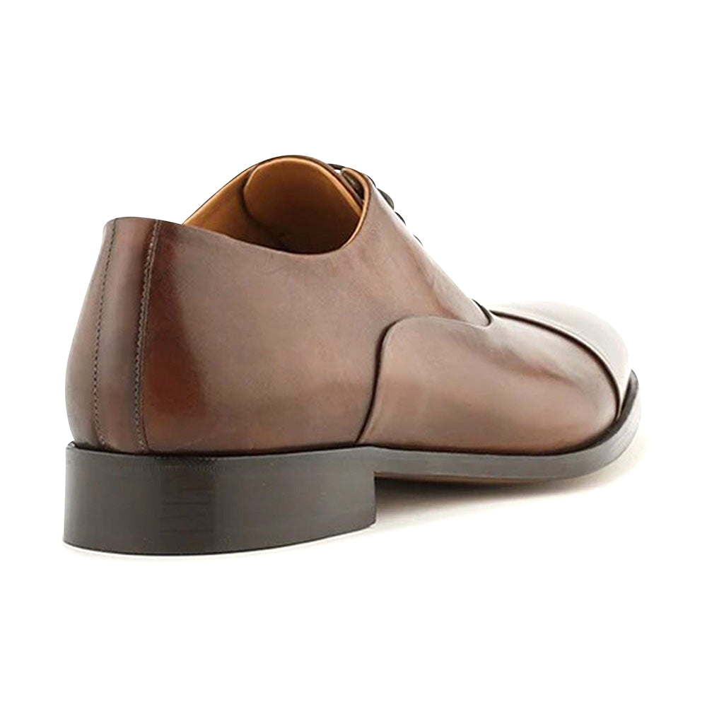 Ace Marks Griffin Cap Toe Oxford Brown Antique