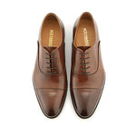 Ace Marks Griffin Cap Toe Oxford Brown Antique