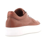 Ace Marks Kody Lightweight Travel Sneaker in Brown Leather