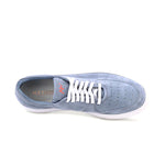 Ace Marks Kody Lightweight Travel Sneaker in Blue Leather