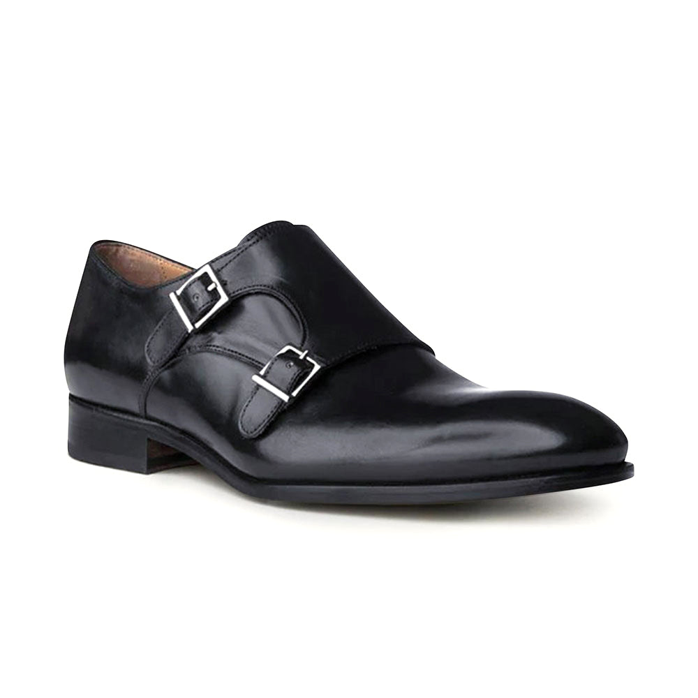 Ace Marks Kurt Monkstrap Black Antique