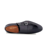 Ace Marks Kurt Monkstrap Black Antique