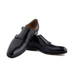 Ace Marks Kurt Monkstrap Black Antique