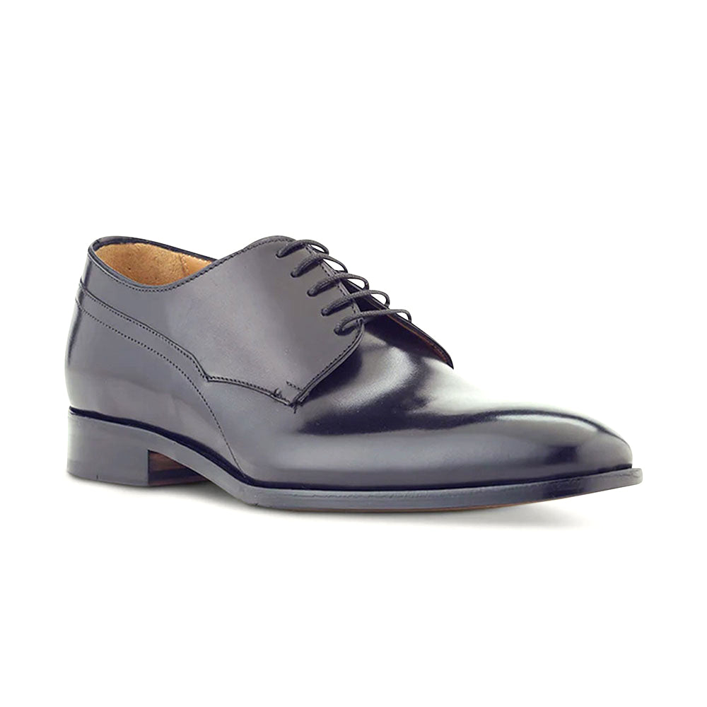 Ace Marks Louis Plain Toe Blucher Black Antique