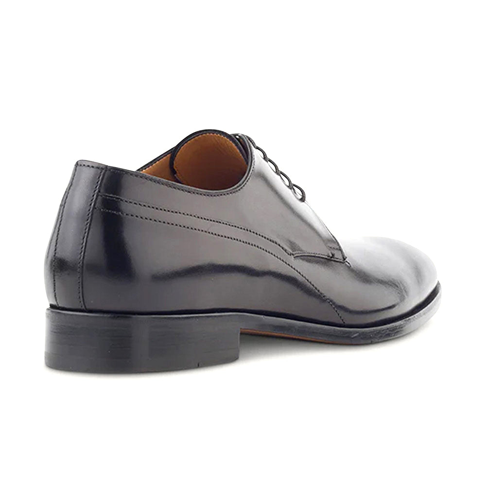 Ace Marks Louis Plain Toe Blucher Black Antique