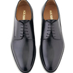 Ace Marks Louis Plain Toe Blucher Black Antique