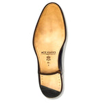 Ace Marks Louis Plain Toe Blucher Black Antique