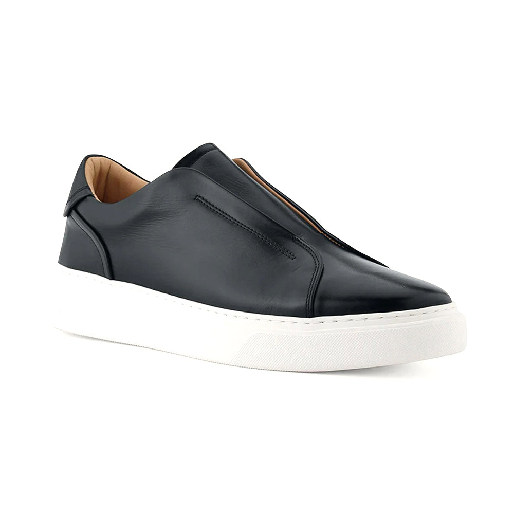 Ace Marks Misto Slip-On Sneaker In Black Leather