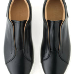 Ace Marks Misto Slip-On Sneaker In Black Leather